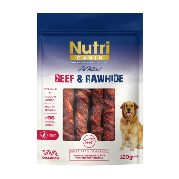 Nutri Rawhide Snack - Sığır / 120g