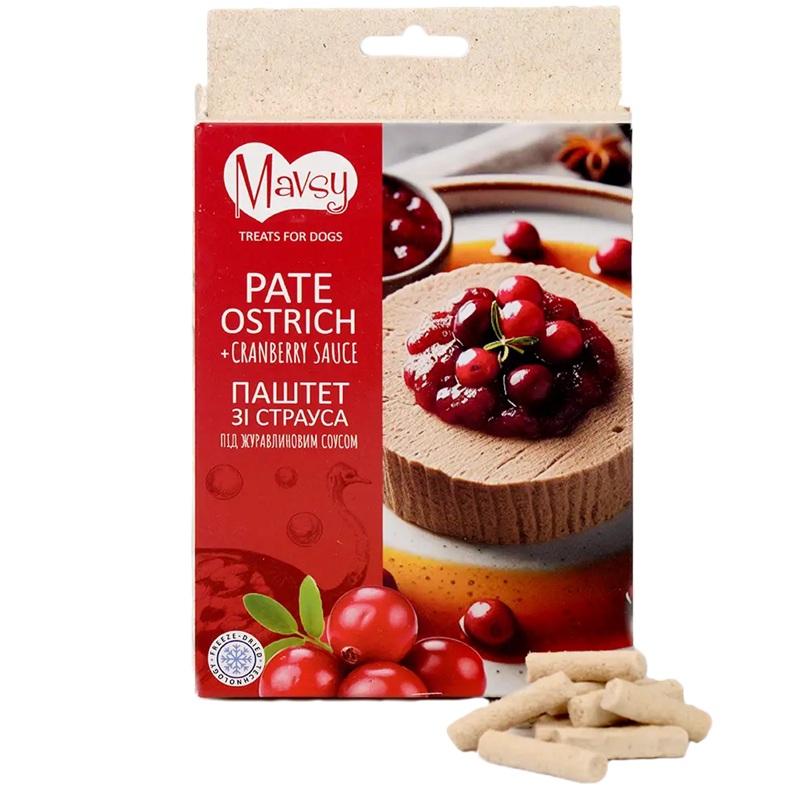 Kızılcık Soslu Devekuşu Ezmesi Ödül Maması